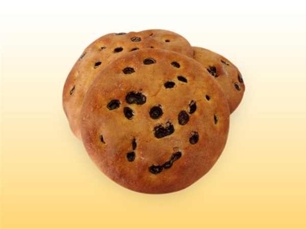 Eierkoeken met rozijnen